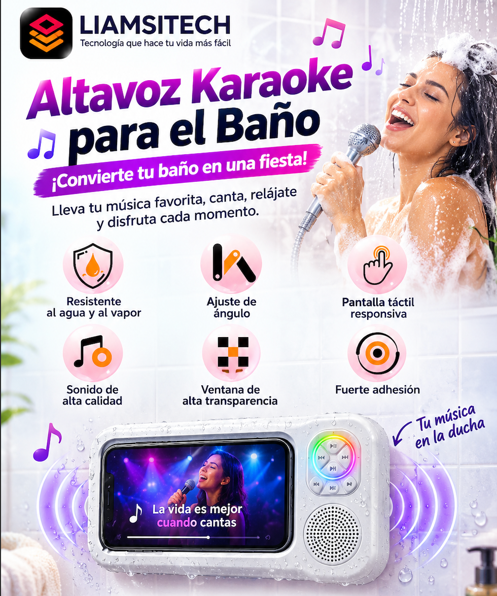 Altoparlante Bluetooth impermeabile per doccia | LIAMSITECH