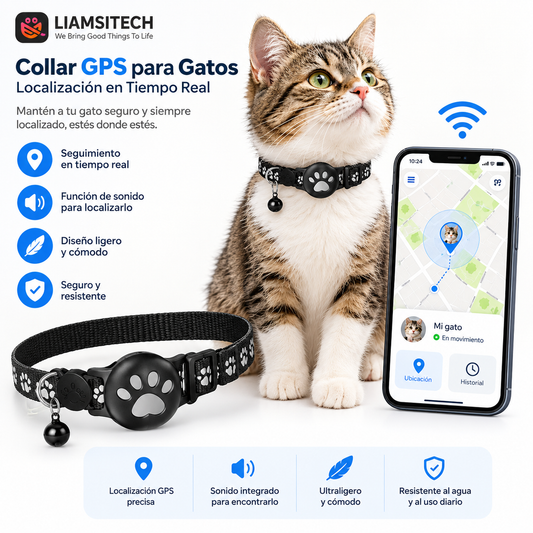 Collare GPS per Gatti con Localizzazione in Tempo Reale