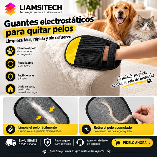Guanto rimuovi-peli per animali domestici